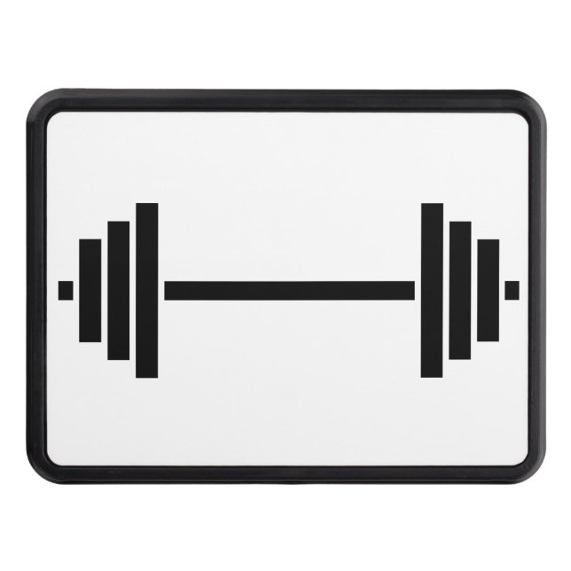 Dumbbells Trailer Hitch Cover (Front)
