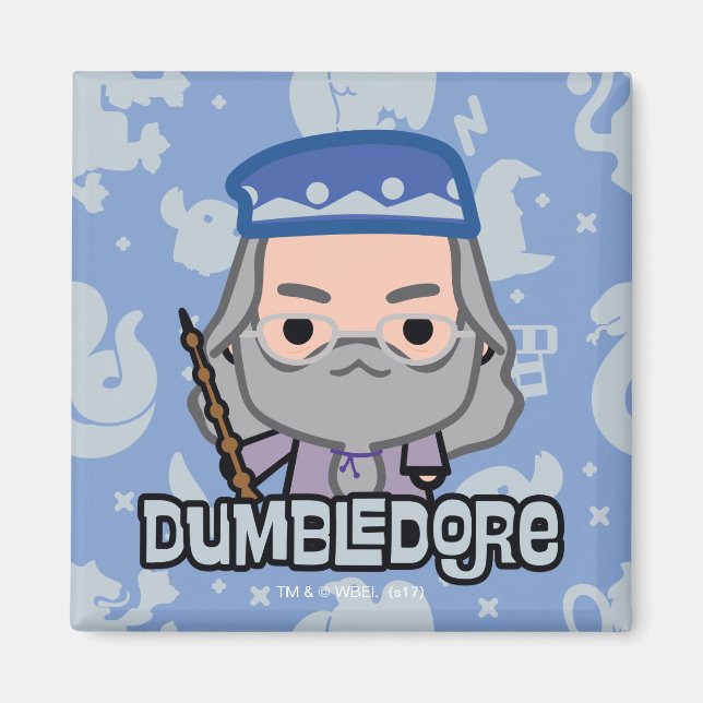 Dumbledore Cartoon Character Art Magnet (Front)