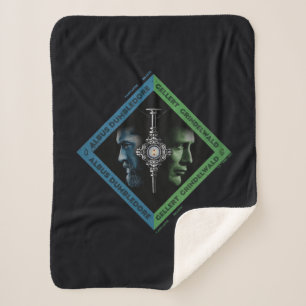 Dumbledore & Grindlewald Blood Troth Graphic Sherpa Blanket