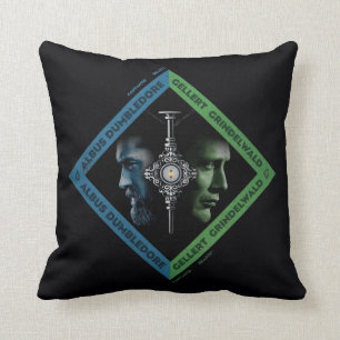 Dumbledore & Grindlewald Blood Troth Graphic Throw Pillow
