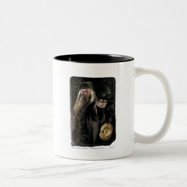 Dumbledore Script Logo Two-Tone Coffee Mug (Right)