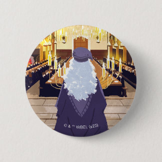 Dumbledore Speaking in the Hogwarts Great Hall 2 Inch Round Button