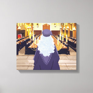Dumbledore Speaking in the Hogwarts Great Hall Canvas Print