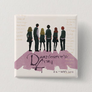 Dumbledore's Army Illustration 2 Inch Square Button