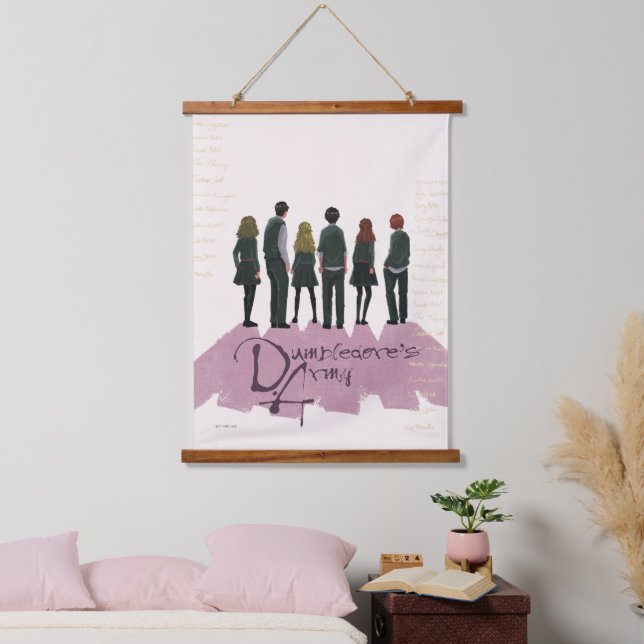 Dumbledore's Army Illustration Hanging Tapestry (Bedroom)