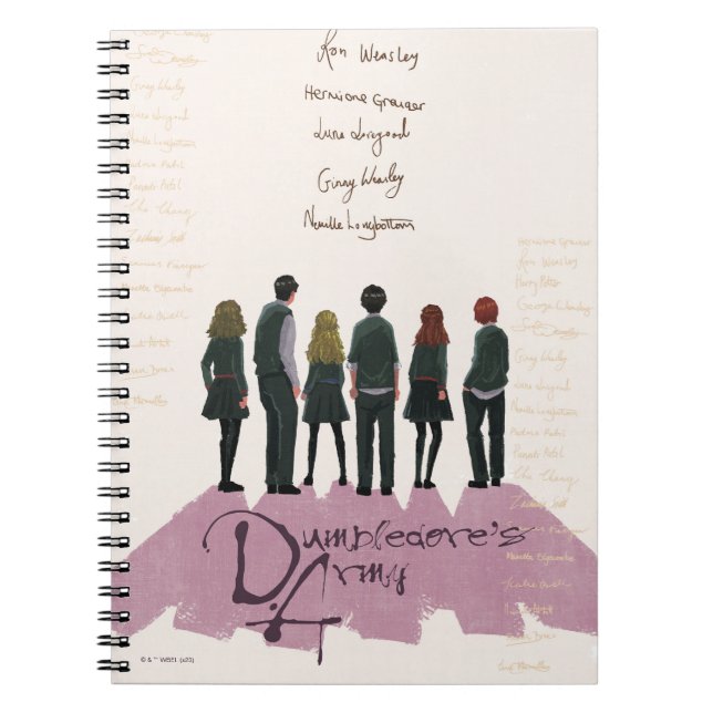 Dumbledore's Army Illustration Notebook (Front)