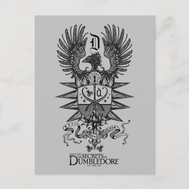 Dumbledore's Crest Postcard (Front)