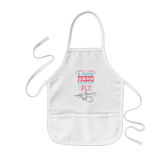 Dumbo | A Good Friend Helps You Fly Kids Apron (Front)