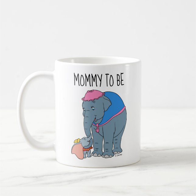 Dumbo and his Mother | Mommy to Be Coffee Mug (Left)