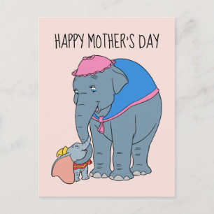 Dumbo and his Mother Mother's Day Postcard