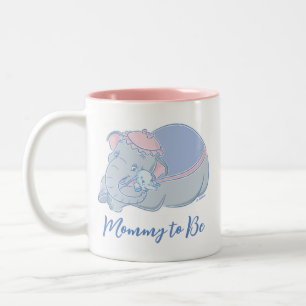 Dumbo and Jumbo Mommy to Be Two-Tone Coffee Mug