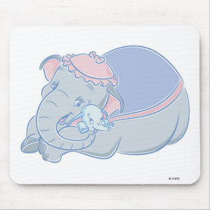 Dumbo and Jumbo Mouse Pad
