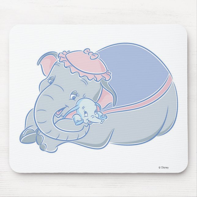 Dumbo and Jumbo Mouse Pad (Front)