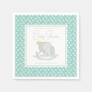 Dumbo and Timothy Q. Baby Shower Napkin