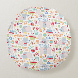 Dumbo and Timothy Roll Up Pattern Round Pillow