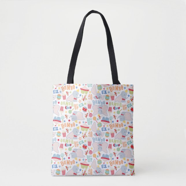 Dumbo and Timothy Roll Up Pattern Tote Bag (Front)