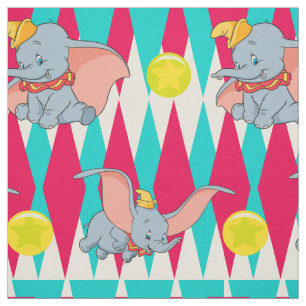 Dumbo Bright Circus Pattern Fabric