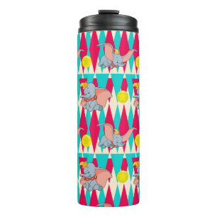 Dumbo Bright Circus Pattern Thermal Tumbler