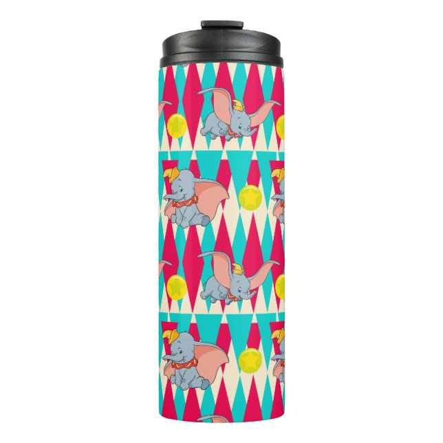 Dumbo Bright Circus Pattern Thermal Tumbler (Front)