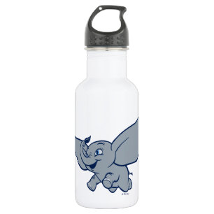 Dumbo   Cartoon Dumbo Flying With Feather 532 Ml Water Bottle