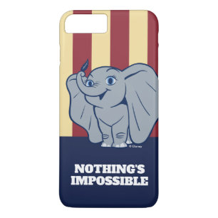 Dumbo Cartoon Dumbo Holding Up Feather Case-Mate iPhone Case