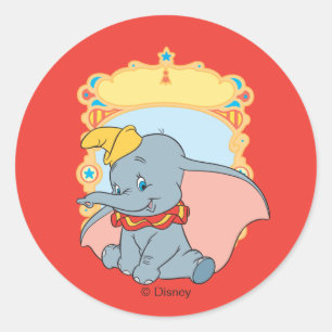 Dumbo Classic Round Sticker