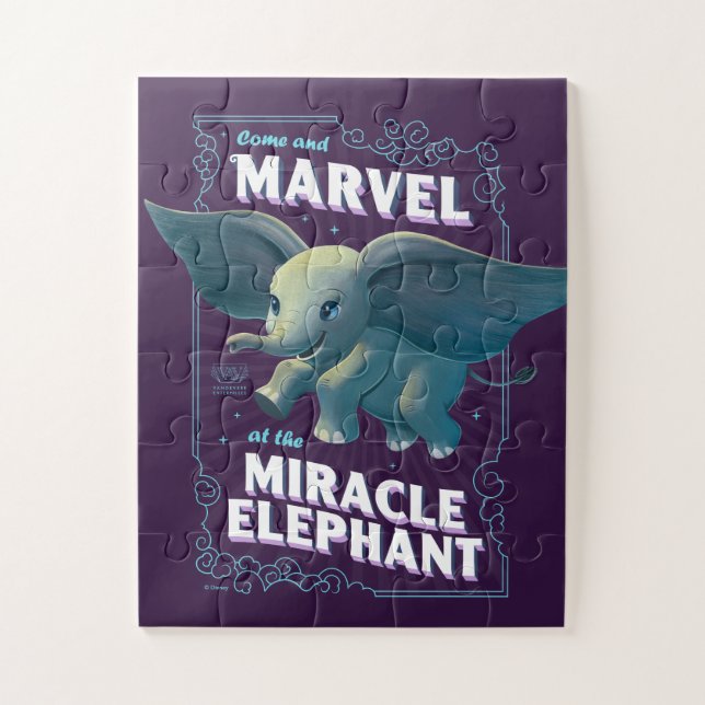 Dumbo | Come And Marvel At The Miracle Elephant Jigsaw Puzzle (Vertical)