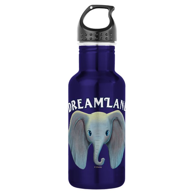 Dumbo | Cute Large Ears Painted Art 532 Ml Water Bottle (Front)