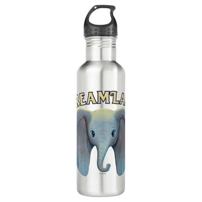 Dumbo | Cute Large Ears Painted Art 710 Ml Water Bottle (Front)