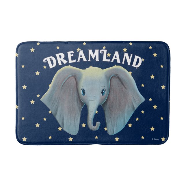 Dumbo | Cute Large Ears Painted Art Bath Mat (Front)