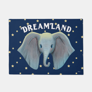 Dumbo   Cute Large Ears Painted Art Doormat