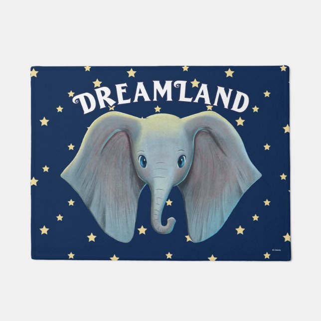 Dumbo | Cute Large Ears Painted Art Doormat (Front)