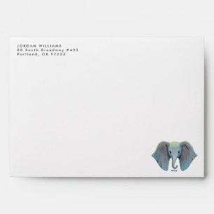 Dumbo   Cute Large Ears Painted Art Envelope