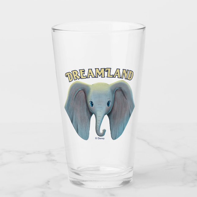 Dumbo | Cute Large Ears Painted Art Glass (Front)
