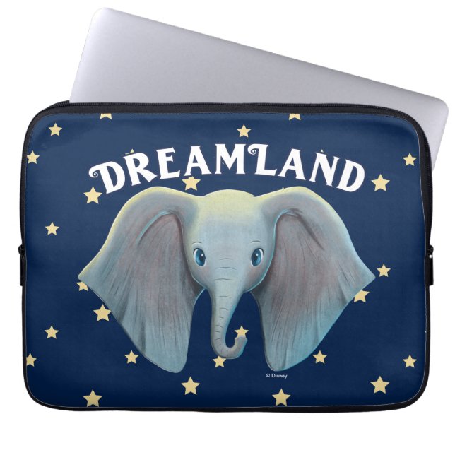 Dumbo | Cute Large Ears Painted Art Laptop Sleeve (Front)