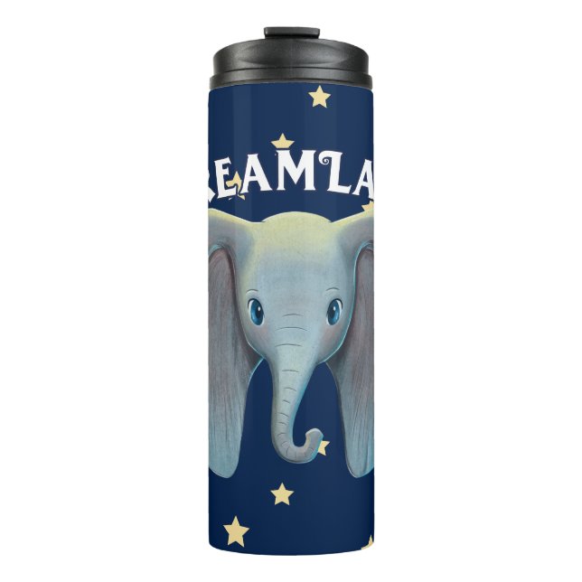 Dumbo | Cute Large Ears Painted Art Thermal Tumbler (Front)
