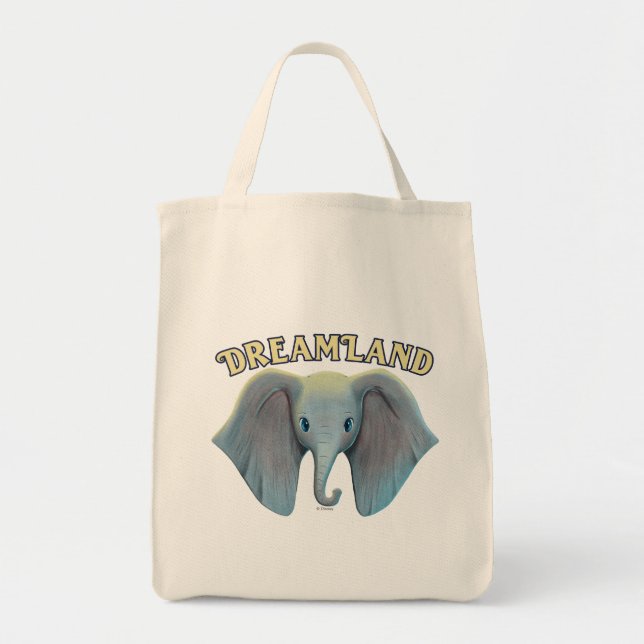 Dumbo | Cute Large Ears Painted Art Tote Bag (Front)