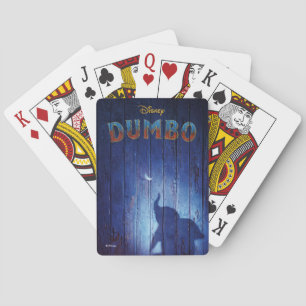 Dumbo   Dumbo Shadow With Feather Theatrical Art Playing Cards