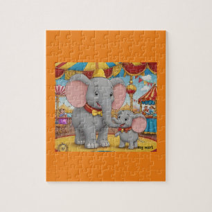 Dumbo et Mme Jumbo Circus Puzzle