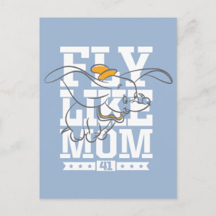 Dumbo   Fly Like Mom Postcard