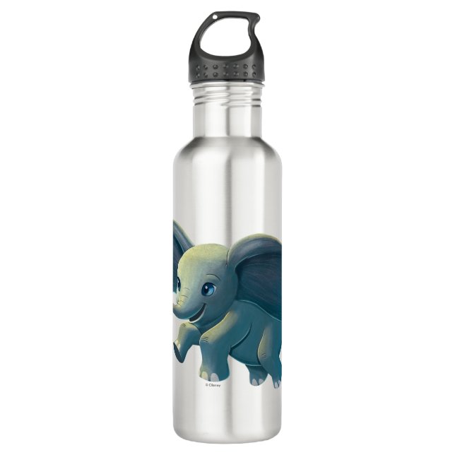 Dumbo | Flying Dumbo Painted Art 710 Ml Water Bottle (Front)
