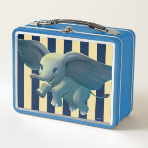 Dumbo Flying Dumbo Painted Art Metal Lunch Box
