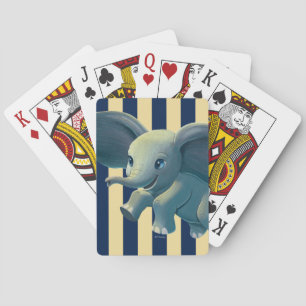Dumbo   Flying Dumbo Painted Art Playing Cards