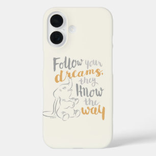 Dumbo Follow Your Dreams iPhone 16 Case