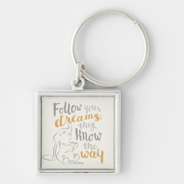 Dumbo | Follow Your Dreams Keychain (Front)