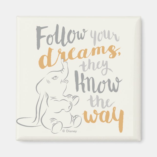 Dumbo | Follow Your Dreams Magnet (Front)