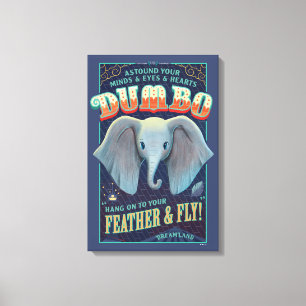 Dumbo   Hang On To Your Feather & Fly! Canvas Print