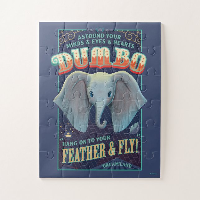 Dumbo | Hang On To Your Feather & Fly! Jigsaw Puzzle (Vertical)
