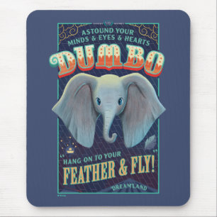 Dumbo   Hang On To Your Feather & Fly! Mouse Pad