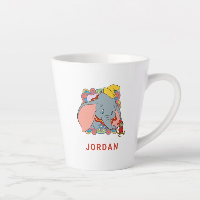 Dumbo is smiling latte mug (Right)